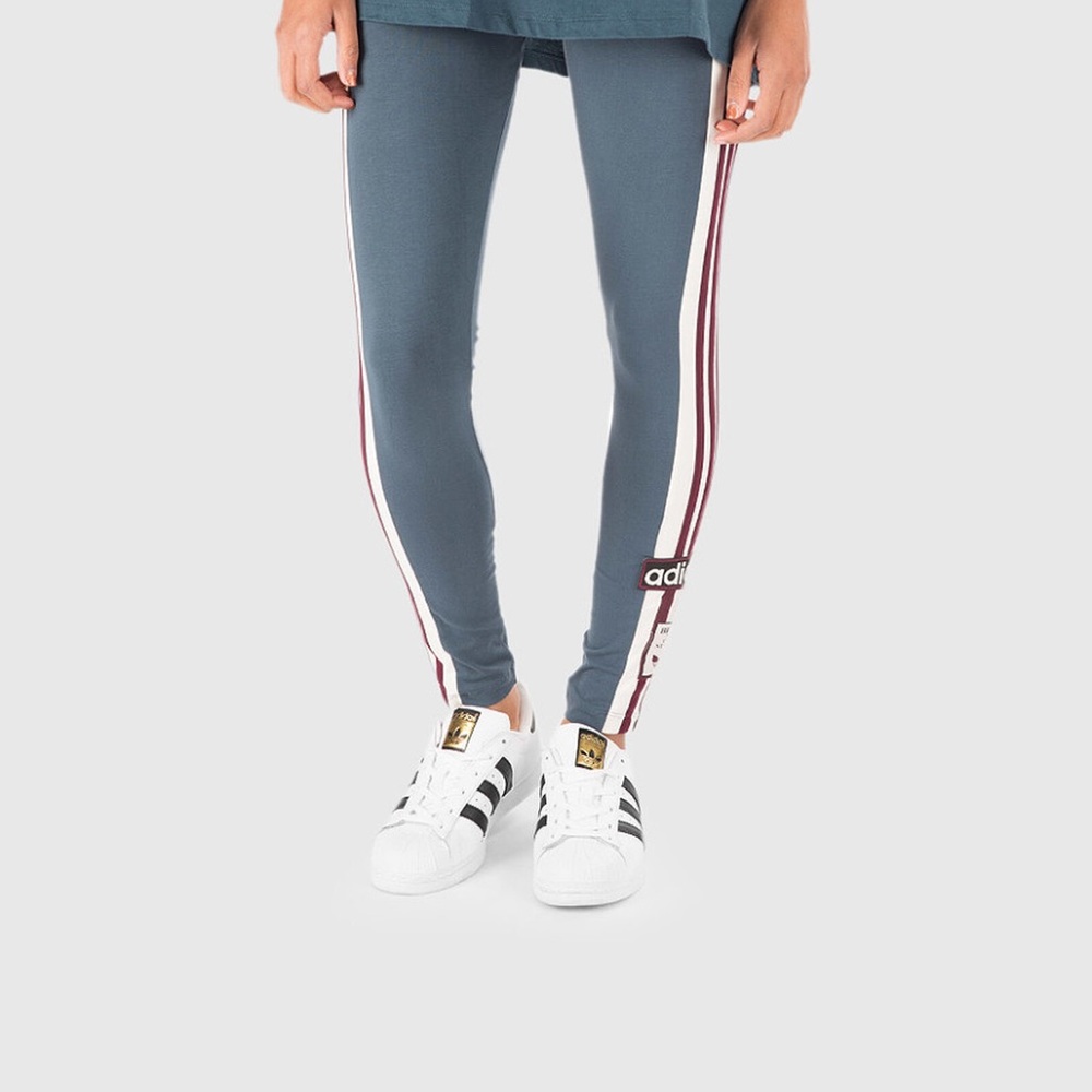 ADIDAS Originals Adibreak 3 stripe retro tights leggings size XS - Picture 12 of 13